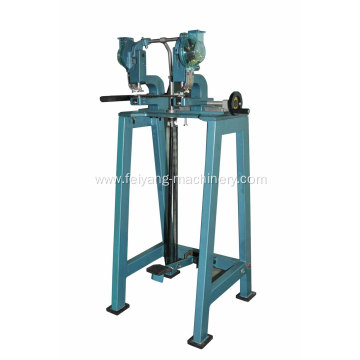 two head pedal eyelet machine